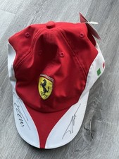 Signed ferrari cap for sale  UK