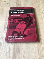 Second book lambretta for sale  HASTINGS