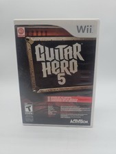 Guitar Hero 5 (Nintendo Wii) CIB COMPLETO + MANUAL comprar usado  Enviando para Brazil