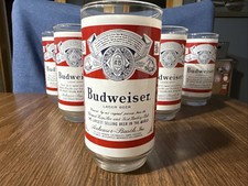 Budweiser pint glasses for sale  Danvers
