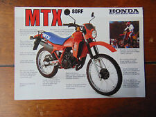 Honda mtx80rf motorcycle for sale  CHORLEY