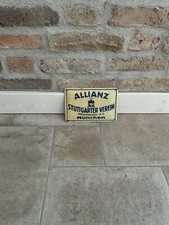 Antikes blechschild allianz gebraucht kaufen  Neukieritzsch