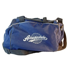 Aeropostale NYC Azul Marinho Duffle Bolsa de Ginástica Bagagem de Mão Viagem 18x10x10 comprar usado Aeropostale NYC Azul Marinho Duffle Bolsa de Ginástica Bagagem de Mão Viagem 18x10x10 comprar usado  Enviando para Brazil