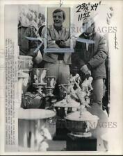 Usado, 1968 Press Photo Skiers Jean-Claude Killy & Billy Kidd, Roch Cup, Aspen, CO comprar usado  Enviando para Brazil