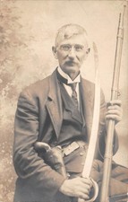 Foto real, homem com espada e arma, cartão postal antigo U26129 comprar usado  Enviando para Brazil
