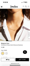 Roberto coin necklace for sale  Tazewell
