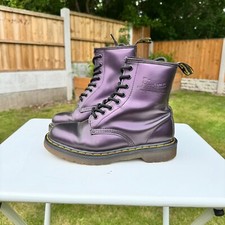 Martens metallic purple for sale  WREXHAM