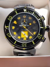 Relógio de pulso masculino Louis Vuitton cronógrafo movimento de quartzo amfíbio comprar usado  Enviando para Brazil