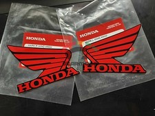 2 peças PARA HONDA WING ADESIVO TANQUE DE COMBUSTÍVEL ÓLEO DECALQUE EMBLEMA CARENAGEM VERMELHO - ฺPRETO 85 mm, usado comprar usado  Enviando para Brazil