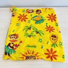 Usado, Bolsa de algodão Paul Frank com cordão vintage havaiana 29x32cm amarela bolsa PJ comprar usado  Enviando para Brazil