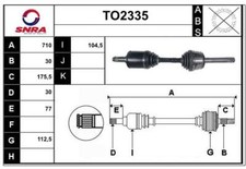 To2335 transmission toyota d'occasion  Saint-Etienne