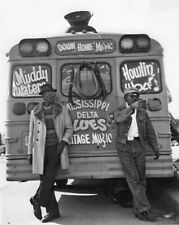 Póster brillante de autobús de gira de 8x10 Soul Singers MUDDY WATERS y HOWLIN WOLF segunda mano  Embacar hacia Mexico
