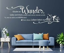 Wandtattoo glaube wunder gebraucht kaufen  Vogtsburg im Kaiserstuhl