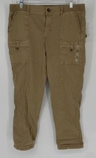 Calça Capri Feminina Sonoma Travertino Algodão Cintura Média Conforto Carga Bolso Tamanho 12 comprar usado Calça Capri Feminina Sonoma Travertino Algodão Cintura Média Conforto Carga Bolso Tamanho 12 comprar usado  Enviando para Brazil