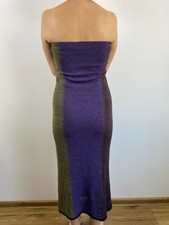 Missoni Vintage Dzianinowa wełniana Midi Tube Sukienka bez ramiączek Off Shoulder ROZMIAR M-L na sprzedaż  PL
