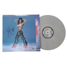 Katy Perry assinado 143 álbum plano Beckett BAS prata LP vinil pop dance rock autografado comprar usado Katy Perry assinado 143 álbum plano Beckett BAS prata LP vinil pop dance rock autografado comprar usado  Enviando para Brazil