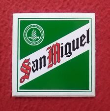PEGATINA STICKER CERVEZA SAN MIGUEL BEER BIRRA CERVEJA LA BIÈRE ESPAÑA SPAIN.. comprar usado  Enviando para Brazil