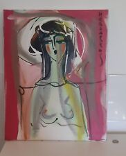Tableau peinture acrylique d'occasion  Pommerit-Jaudy
