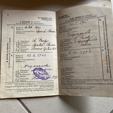 Livret carnet ouvrier d'occasion  Herrlisheim