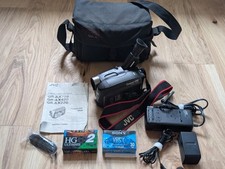 JVC GR AX220U VHS C Pacote de Filmadora de Vídeo Carregador de Bateria JP TESTADO FUNCIONANDO  comprar usado  Enviando para Brazil