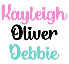 Personalised vinyl name for sale Personalised vinyl name for sale  LONDON