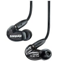 Fones de ouvido intra-auriculares Shure SE215 profissional isolamento de som estéreo com fio preto comprar usado  Enviando para Brazil