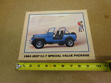 1984 jeep sheet for sale  Webster