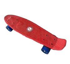 Vintage Cruiser Skateboard 22” Sport Skateboard Penny Style Red Blue Wheels comprar usado  Enviando para Brazil