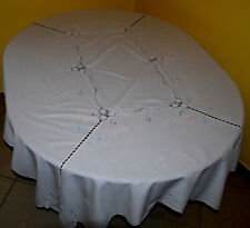 Tovaglia 200x160cm ricamata usato  Italia