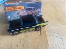 Matchbox 57chevy black for sale  ROSSENDALE