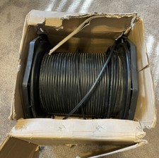 Cabo coaxial RG-6 75 OHM CENTRO DE COBRE SÓLIDO 17 AWG PVCX1B PRETO comprar usado  Enviando para Brazil