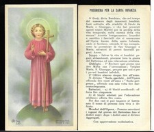 Santino gesu divin usato  Italia