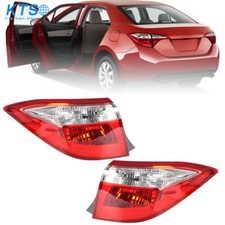 Usado, Para 2014 2015 2016 Toyota Corolla lanternas traseiras vermelhas lâmpadas de freio traseiras externas um par comprar usado  Enviando para Brazil