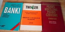 3x Książki Finansowe: Banki, Kredyty i Pożyczki, Prawo Wekslowe i Czekowe  na sprzedaż  PL