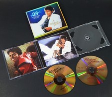 MICHAEL JACKSON THRILLER 25th ANNIVERSARY GOLD CD & DVD HALO SLIP COVER 2008, usado comprar usado  Enviando para Brazil