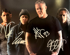 Metallica band signed for sale  New York
