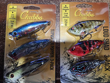 Iscas de pesca 3- Chubbs Topwater e 3- Chubbs Sinking. comprar usado  Enviando para Brazil