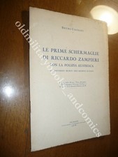 Prime schermaglie riccardo usato  Roma