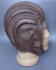 Capacete de motocicleta de couro militar vintage para crianças ~ Tamanho 55 comprar usado  Enviando para Brazil
