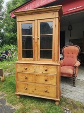 Antique pine bookcase for sale  LLANDRINDOD WELLS