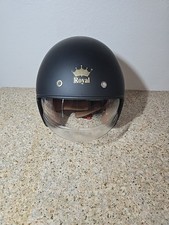 Capacete Royal M139 Mafa VN rosto aberto com viseira tamanho grande 58-59 preto muito limpo, usado comprar usado  Enviando para Brazil