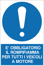 Italy cartello obbligatorio usato  Acate