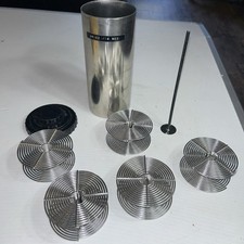Kindermann Alemanha tanque de desenvolvimento de aço inoxidável com 5 rolos carretéis de filme 35mm comprar usado  Enviando para Brazil