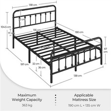 Double metal bed for sale Double metal bed for sale  IPSWICH