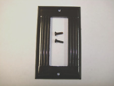 Sierraplex Biplex Triplex Vintage Interruptor Tomada Placa de Tampa de Parede 1G Sierra Brown, usado comprar usado  Enviando para Brazil