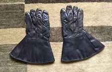 Vintage black leather for sale  LONDON