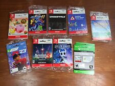 Nintendo Switch/XBOX ONE Juego Completo Descarga eShop Lote de Tarjetas *SOLO PARA EXHIBICIÓN* segunda mano  Embacar hacia Argentina