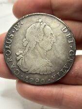 Moneda de Plata 8 Reales 1790 PR Potosí Bolivia Busto Carlos III! Moneda de dólar mundial** segunda mano  Embacar hacia Argentina