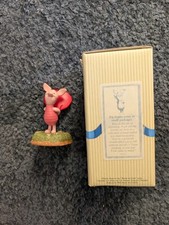Estatueta Disney Pooh and Friends Leitão CORAÇÕES GRANDES VÊM EM PACOTES PEQUENOS com Caixa, usado comprar usado  Enviando para Brazil