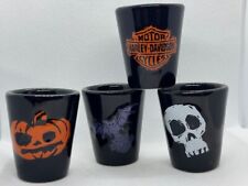 Conjunto de copos de cerâmica preta temáticos de Halloween Harley Davidson comprar usado  Enviando para Brazil